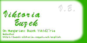 viktoria buzek business card